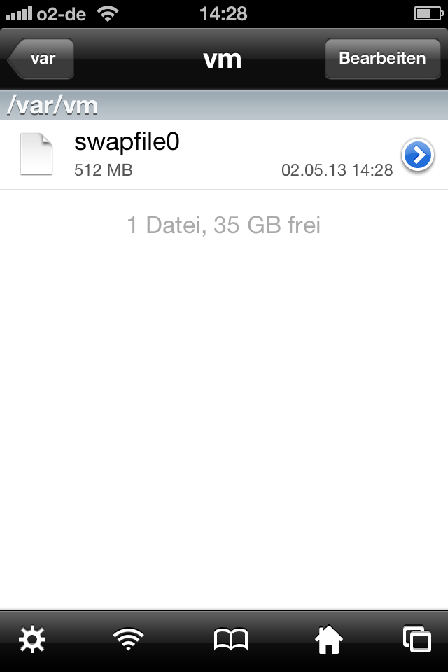 iOS Swapfile