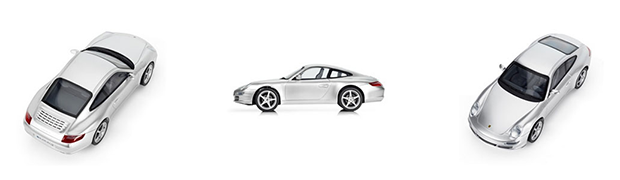 Per iPhone steuerbarer Modell-Porsche